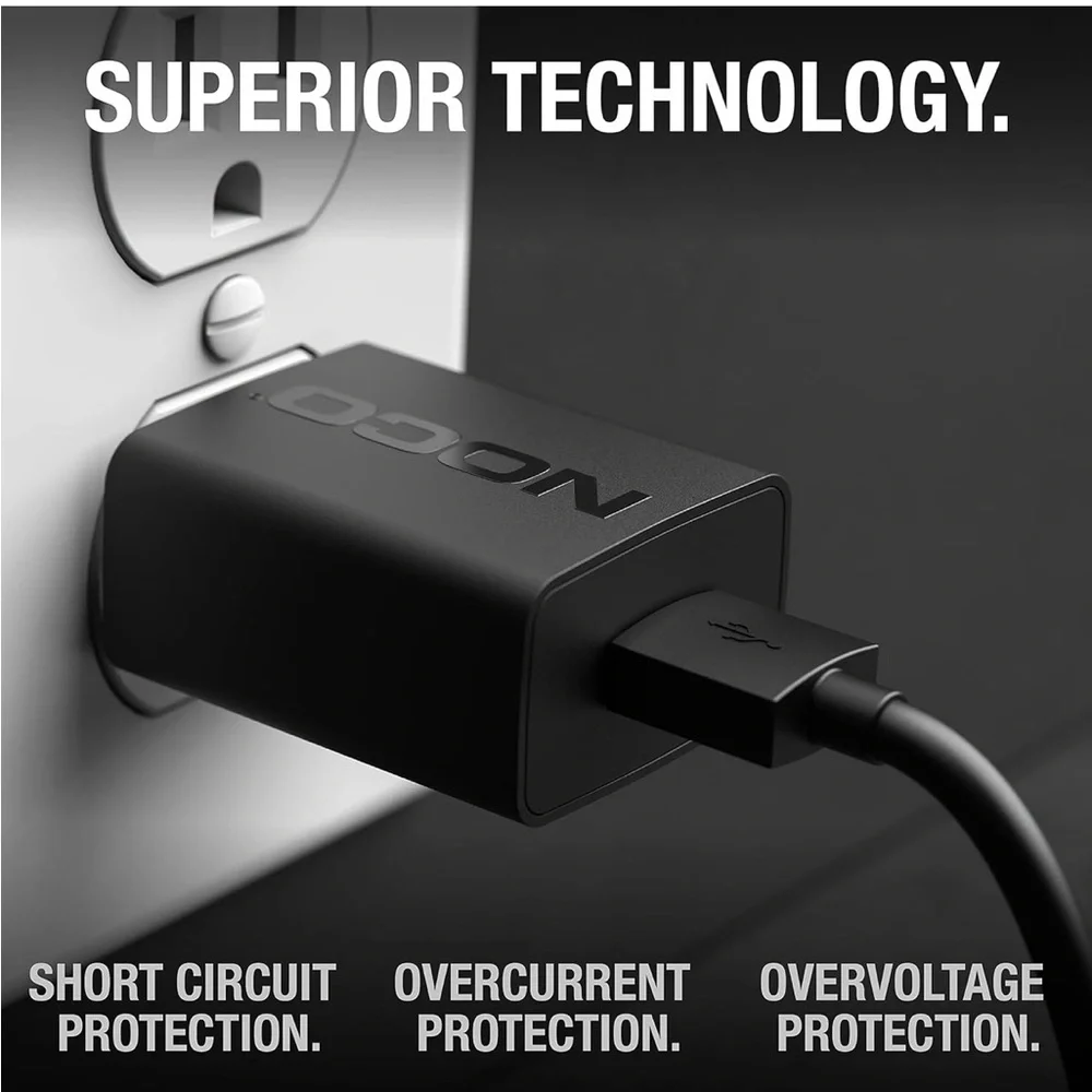 NOCO NUSB211NA 10W USB Power Adapter, 2.1A 5V Wall‎ Charger